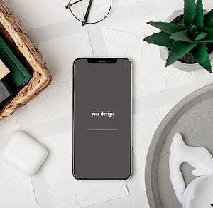 iPhone photo mockup