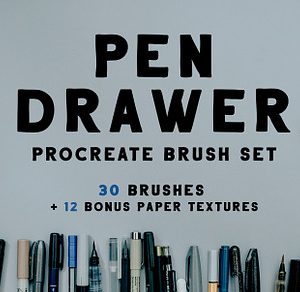 Pen Drawer Procreate Brush Set