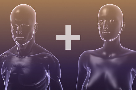 Male And Female Anatomy X-ray Bodies