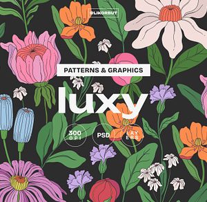 Luxy Floral Pattern and Graphics
