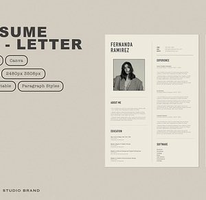 COS I Resume - CV - Letter