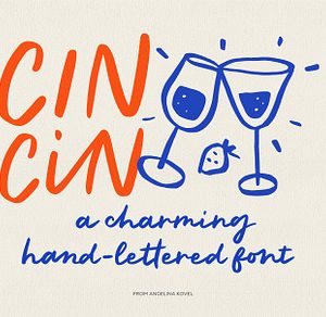Cin cin | Handwritten Font