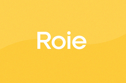 Roie Logo Font