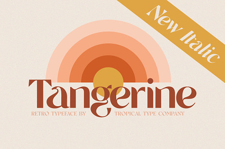 Tangerine - Retro Font