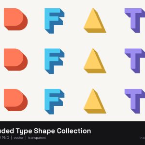 Extruded Type Shape Collection