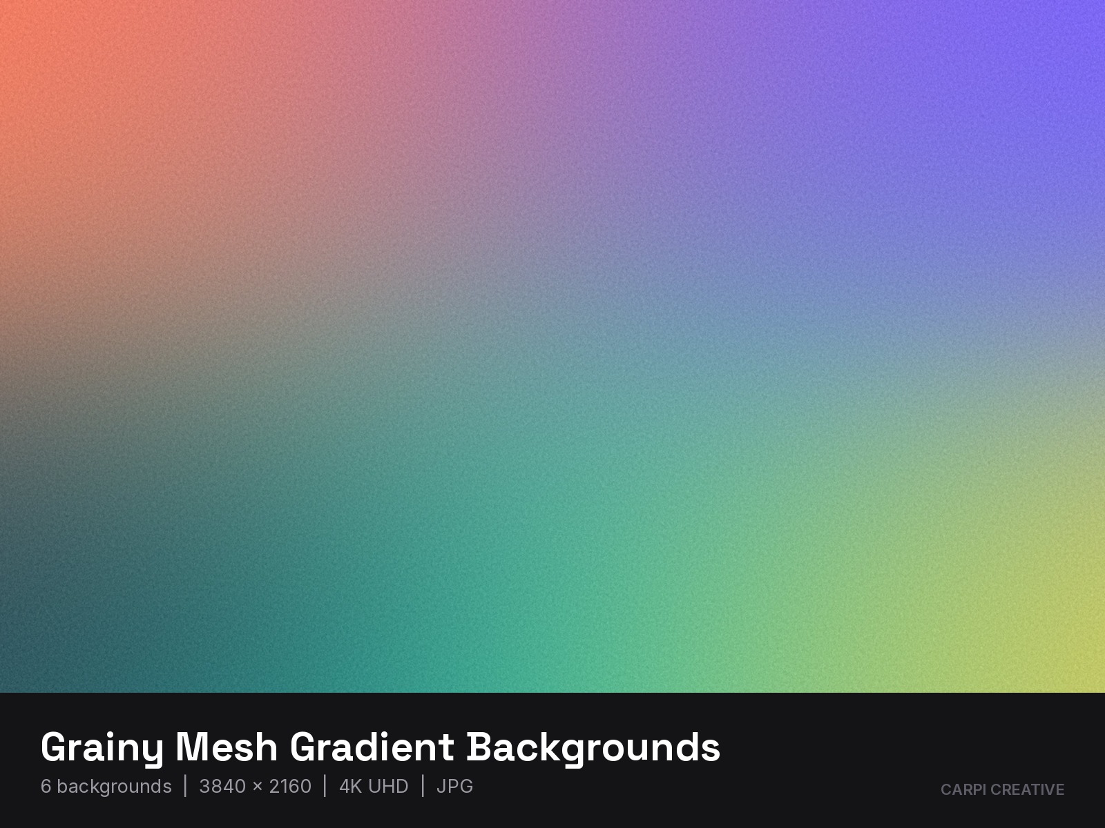 Grainy Mesh Gradient Backgrounds