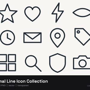 Minimal Line Icon Collection